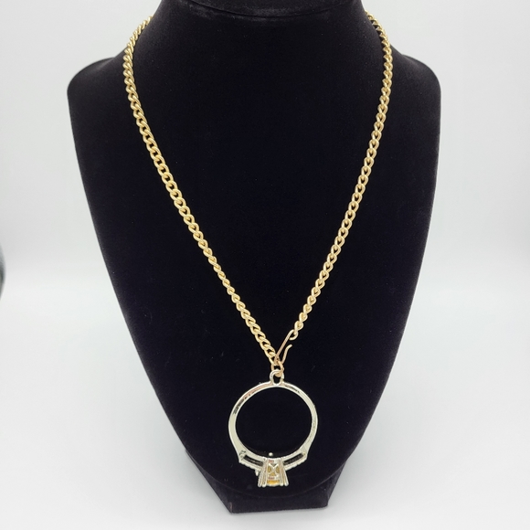 Other - BIG Ring necklace